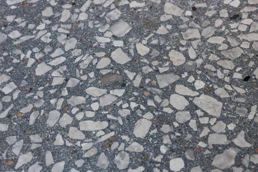 heather grey textured decorative concrete